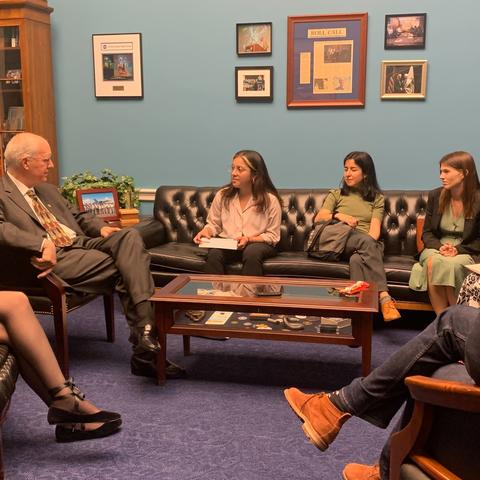 Students engage in discussion