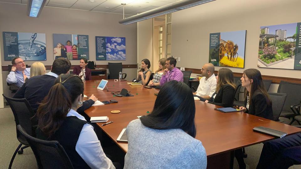 Students engage in discussion