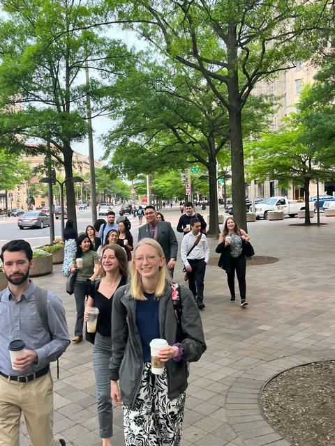 Students on DC Trip